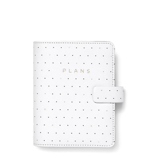 Obrázek produktu: Filofax Kroužkový diář 2027 Moonlight bílá kapesní