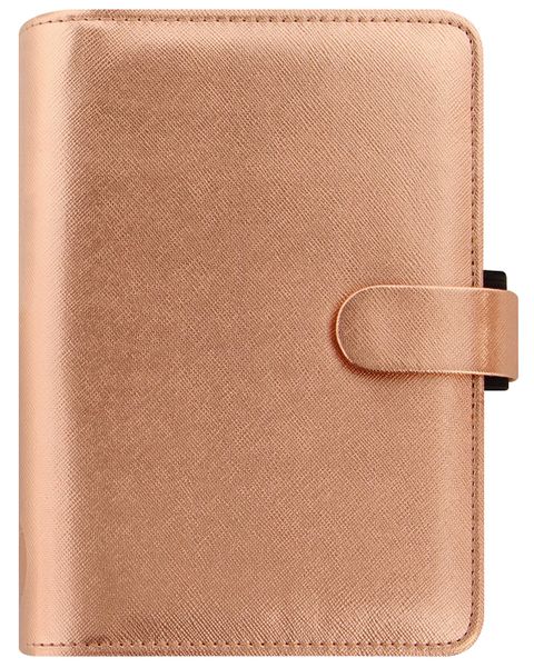 Obrázek produktu: Filofax Kroužkový diář 2027 Saffiano Metallic osobní - Rose Gold