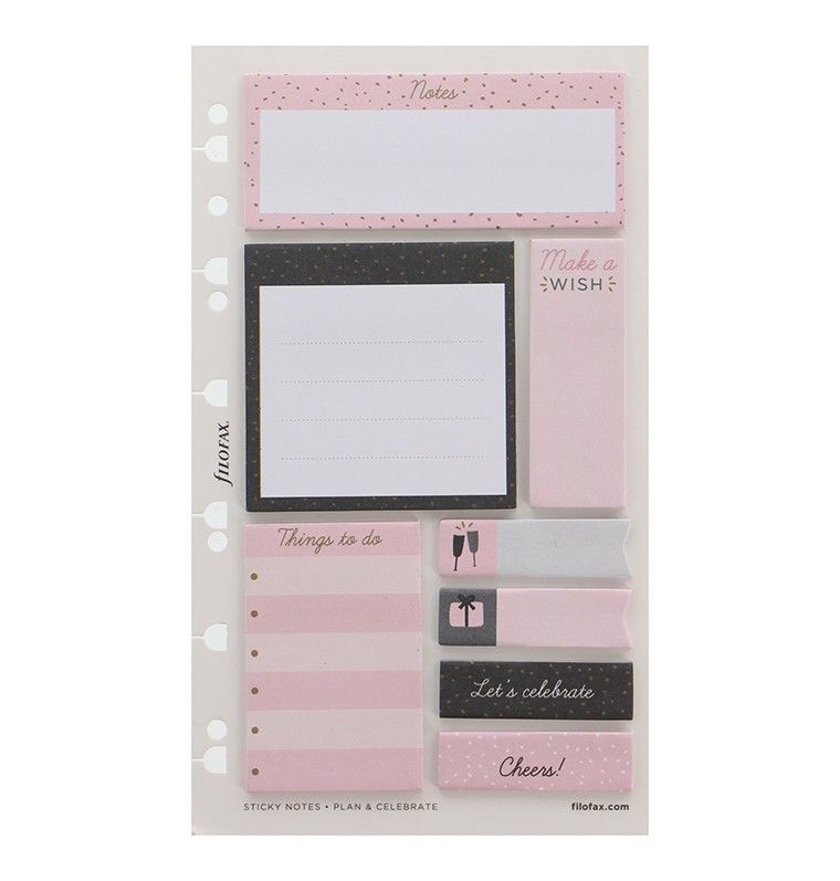 Filofax Lepicí bločky Confetti, 8 × 25 ks
