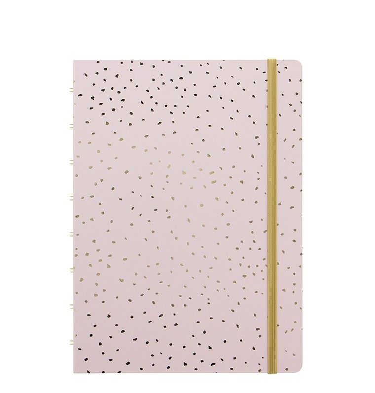 Zápisník Filofax Notebook Confetti A5 Rose Quartz