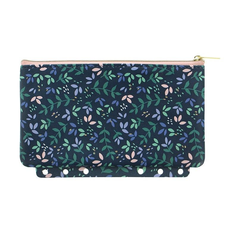 Penál na zip Garden náplň osobních/A5 diářů Filofax