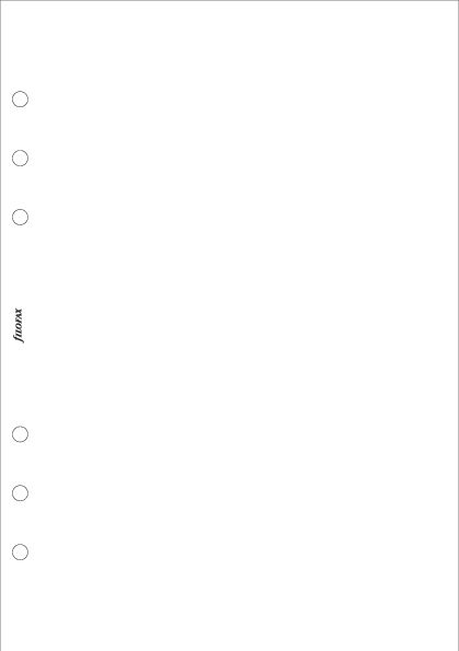 Filofax Poznámkový papír nelinkovaný pro diář A5