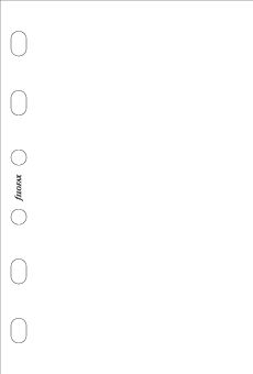 Filofax Poznámkový papír nelinkovaný pro kapesní diář