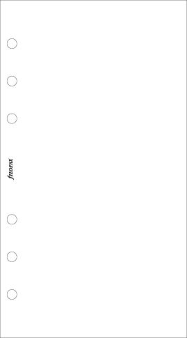 Filofax Poznámkový papír nelinkovaný pro osobní diář