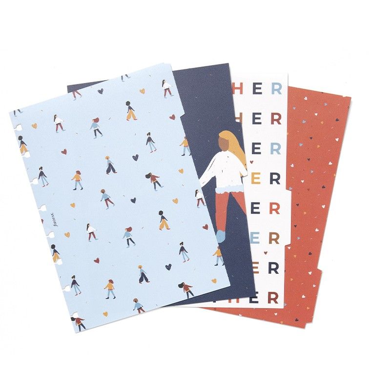 Rozřazovač Together náplň A5 zápisníků Filofax Notebook