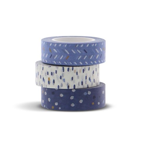 Obrázek produktu: Filofax Washi pásky Indigo, 15 mm × 5 m, sada 3 ks