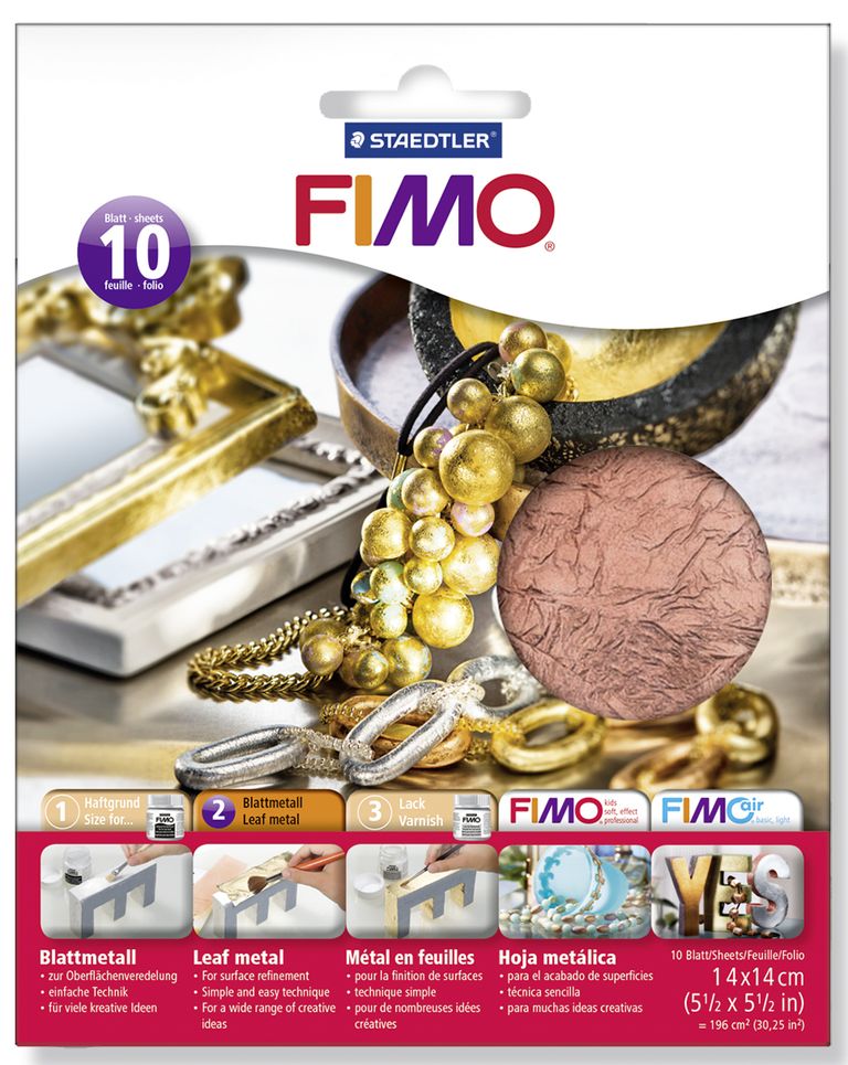 Staedtler FIMO metalické plátky měděný, 10 ks