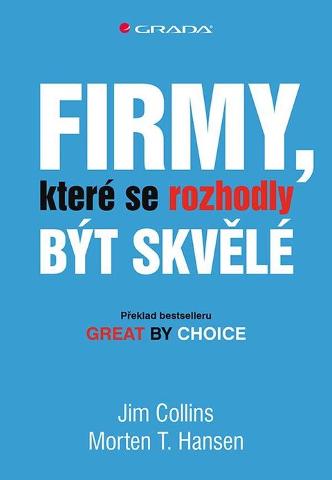 Obrázek produktu: Firmy, které se rozhodly být skvělé