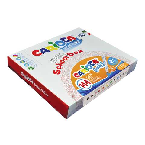 Obrázek produktu: Fixy Carioca Baby 2+, kulatý hrot - papírový box 144 ks