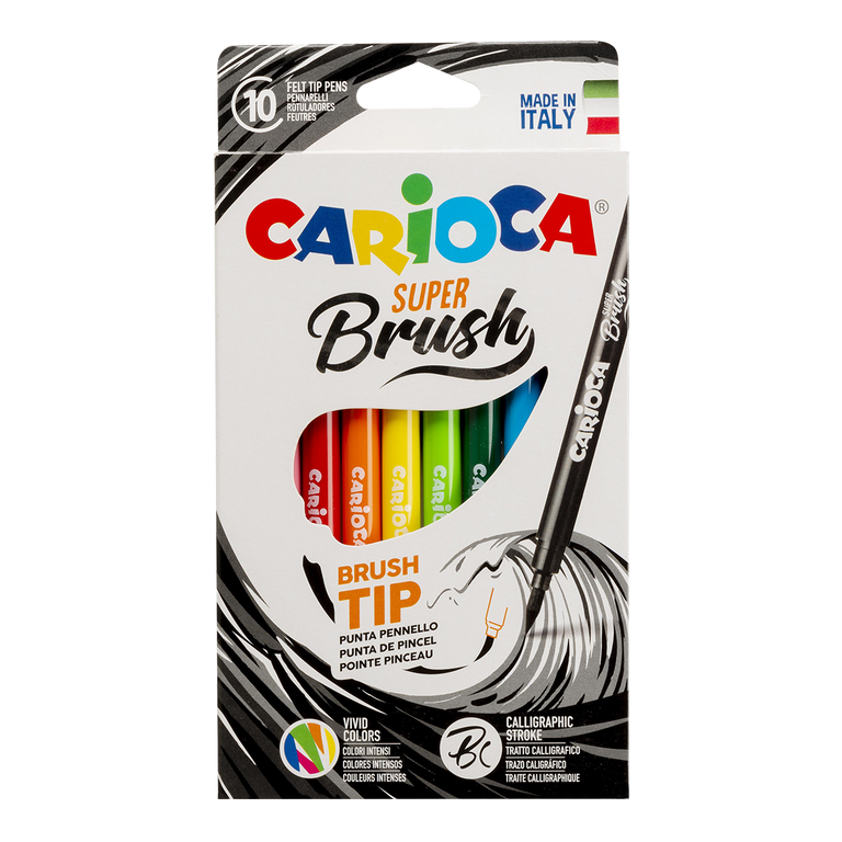 Carioca Fixy se štětcovým hrotem 10 ks Carioca