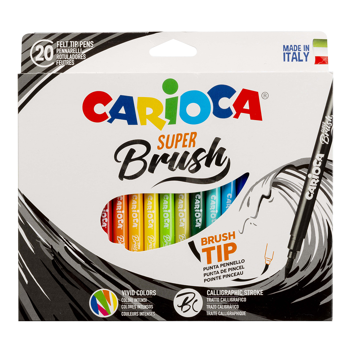 Fixy Carioca Brush - 20 ks
