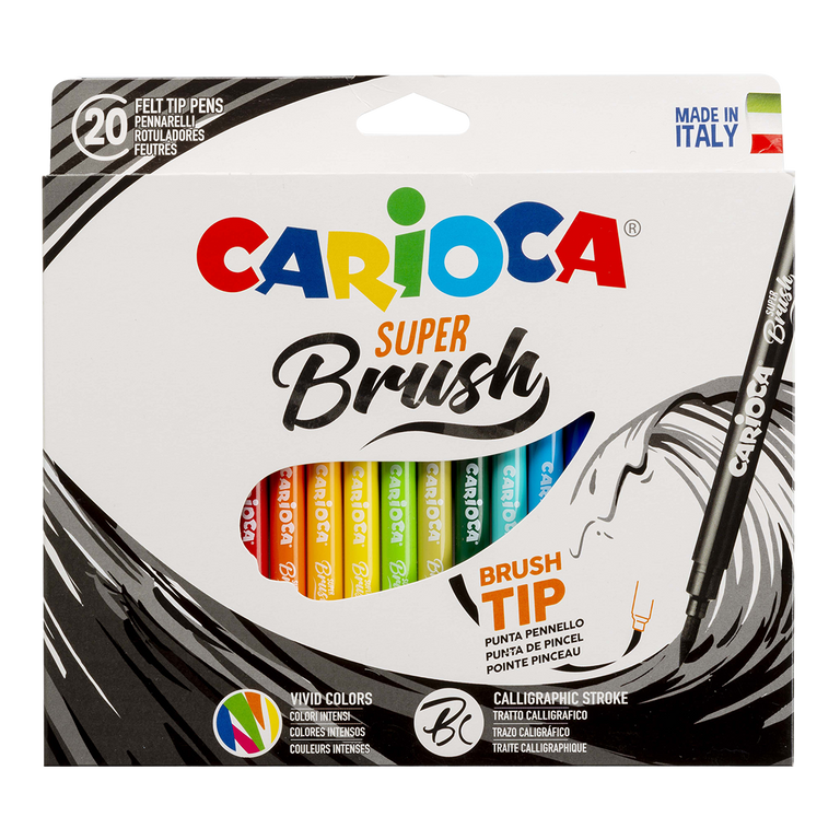 Fixy Carioca Brush - 20 ks
