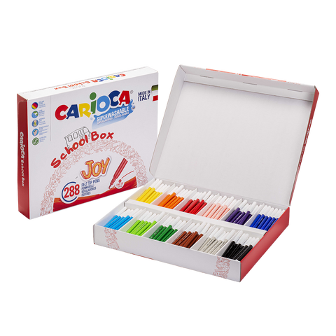 Obrázek produktu: Fixy Carioca Joy školní balení - papírový box 288 ks