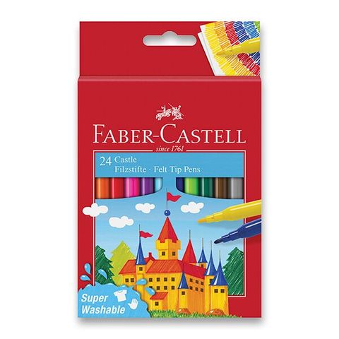 Obrázek produktu: Fixy dětské Faber-Castell - 24 barev