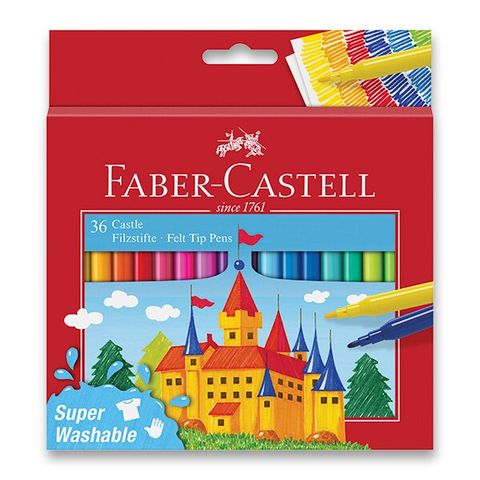 Obrázek produktu: Fixy dětské Faber-Castell - 36 barev