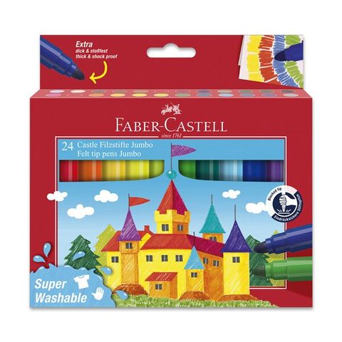 Obrázek produktu: Fixy Faber-Castell JUMBO - 24 barev