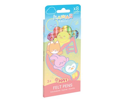 Obrázek produktu: Fixy JOVI Kawaii tenké - 8 ks