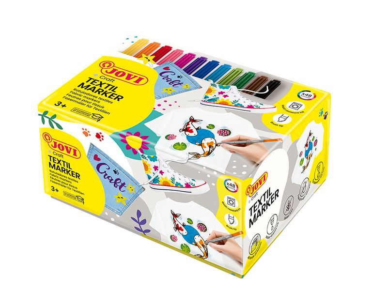 Fixy JOVIDECOR na textil - 48 ks