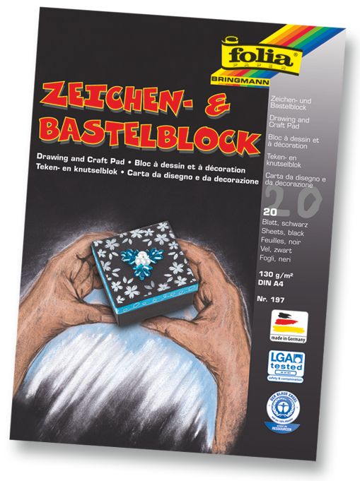 Folia blok na kreslení A4 - černý