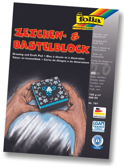 Folia blok na kreslení A4 - černý