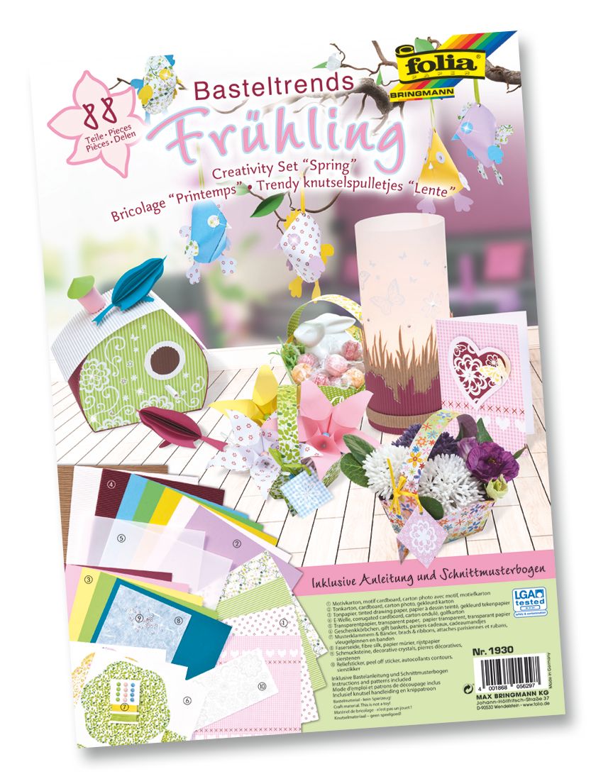 Folia kreativní sada - Jaro, 88 dílů