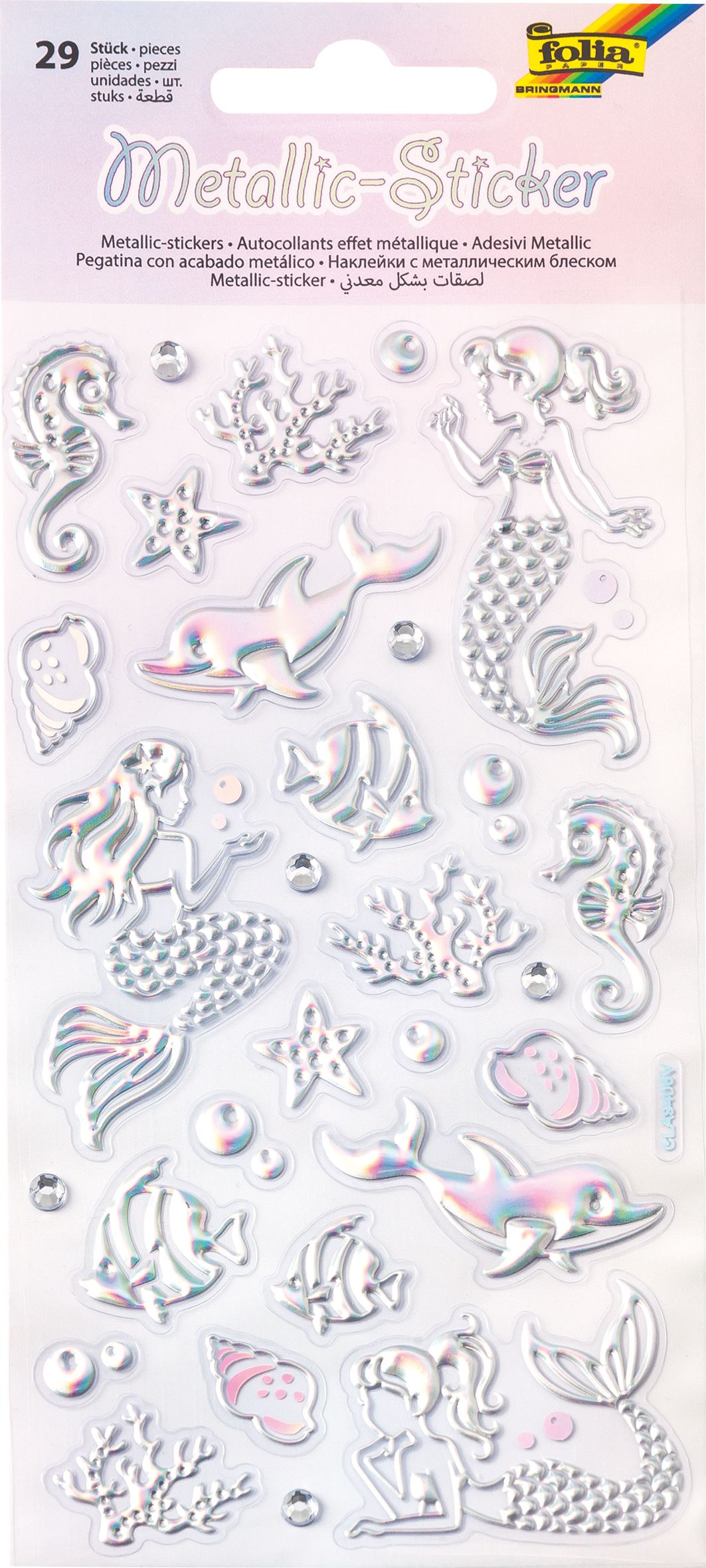 Folia metalické samolepky - mořská tématika