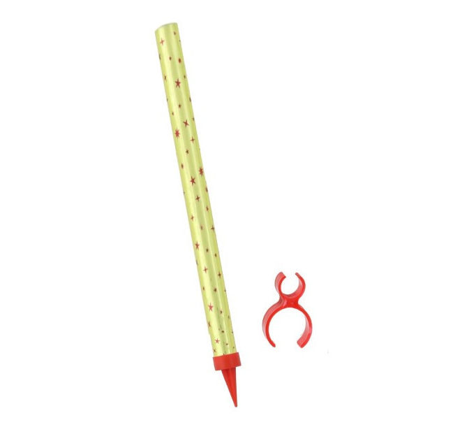 Rappa Fontána párty zlatá s držákem na láhev 70 sek 25 cm 8595596318131