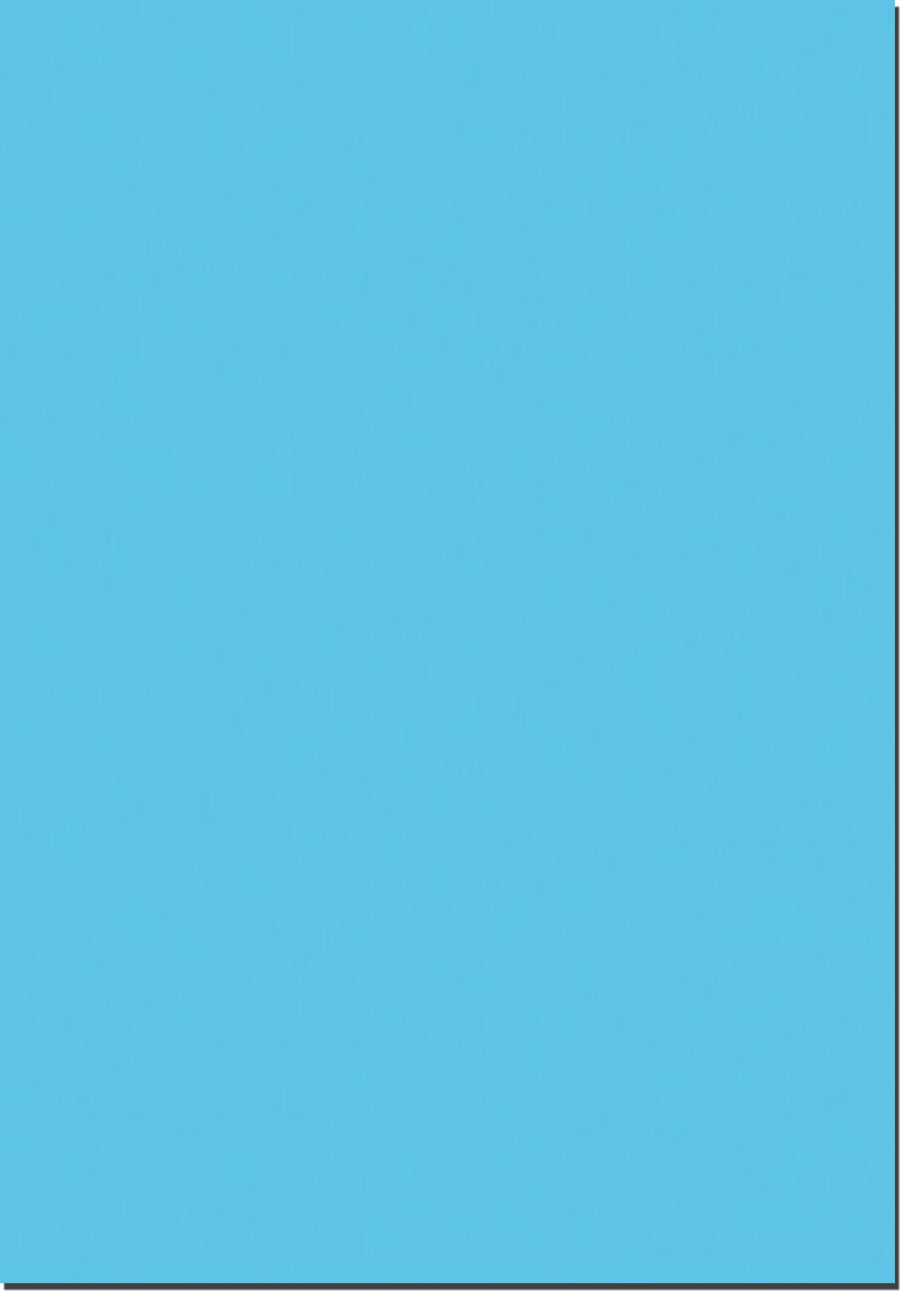 Fotokarton A4, gramáž 300 g - 10 listů - barva nebeská modrá