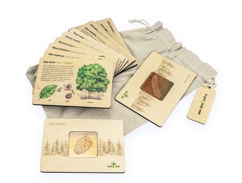 Obrázek produktu: Frotážová sada - Dřeviny kolem nás