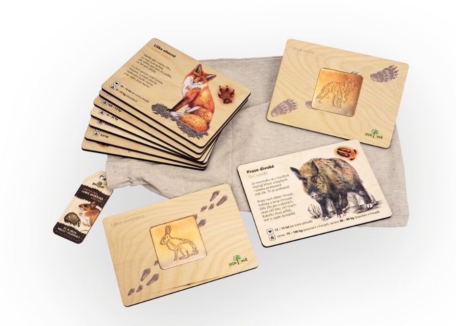 Frotážová sada - Lesní zvířátka