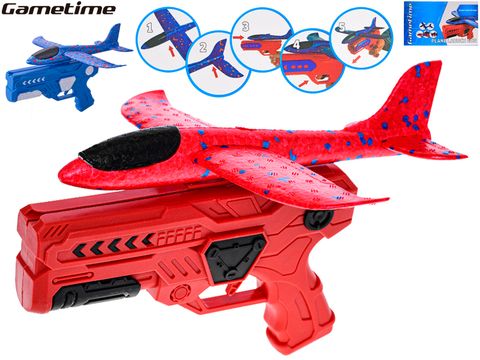 Obrázek produktu: Gametime pistole 21 cm s pěnovým vystřelovacím letadlem, mix barev