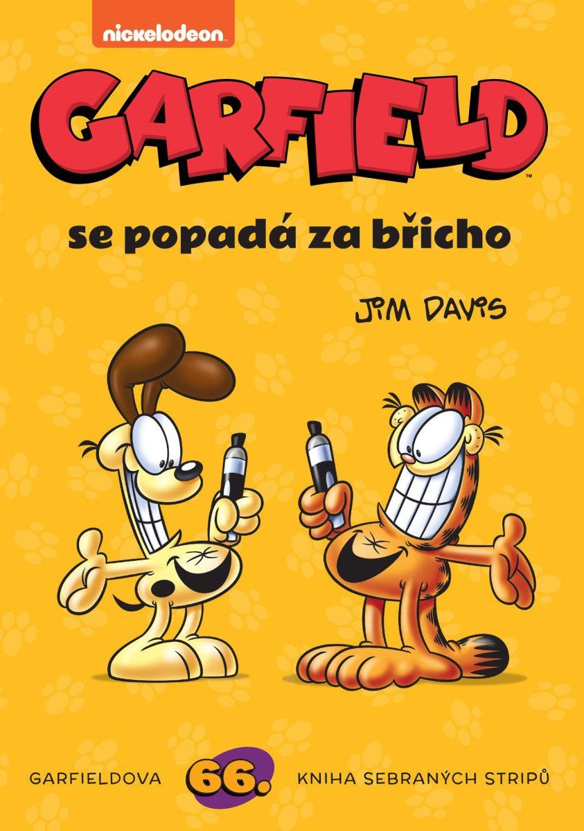 Garfield Garfield se popadá za břicho (č. 66)