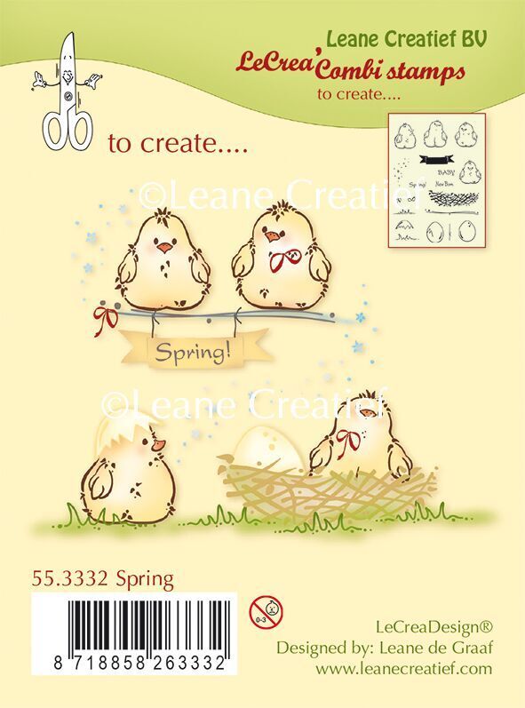 Gelová razítka Leane - Jaro (19 ks)