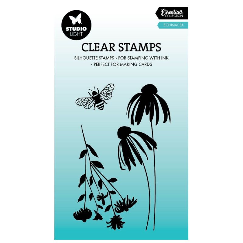 Gelová razítka Studio Light 3 ks - Třapatky, siluety