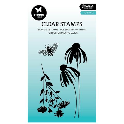 Obrázek produktu: Gelová razítka Studio Light 3 ks - Třapatky, siluety