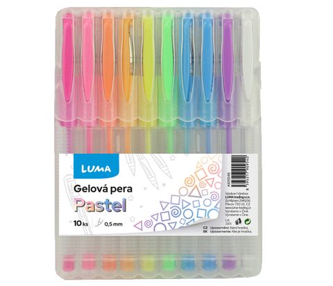 Obrázek produktu: Gelové pero LUMA - sada 10 barev PASTEL