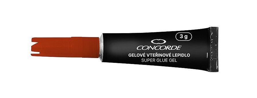 Gelové vteřinové lepidlo CONCORDE 3 g, plato