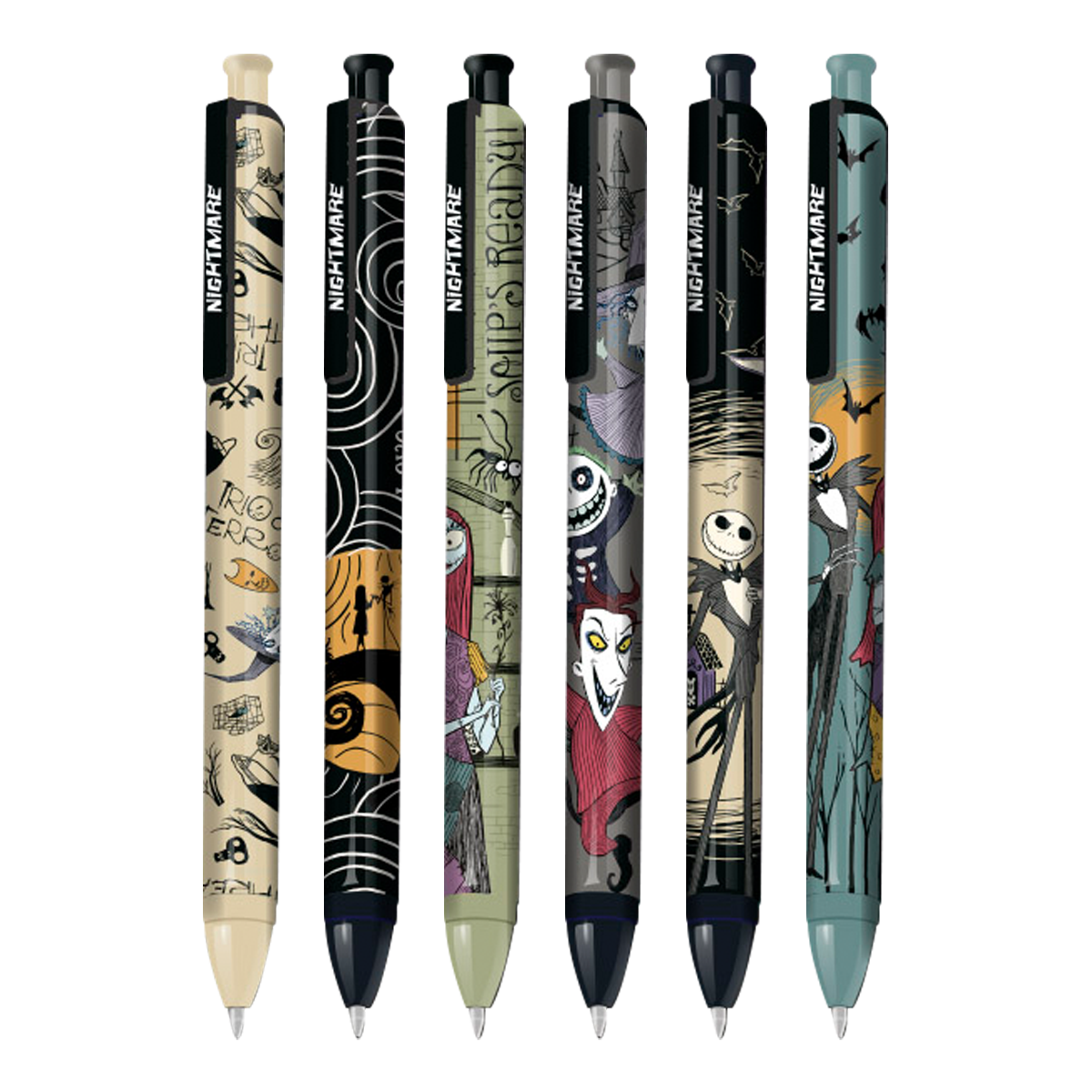 Gelový roller Colorino 0,7 mm - Tim Burton, mix motivů