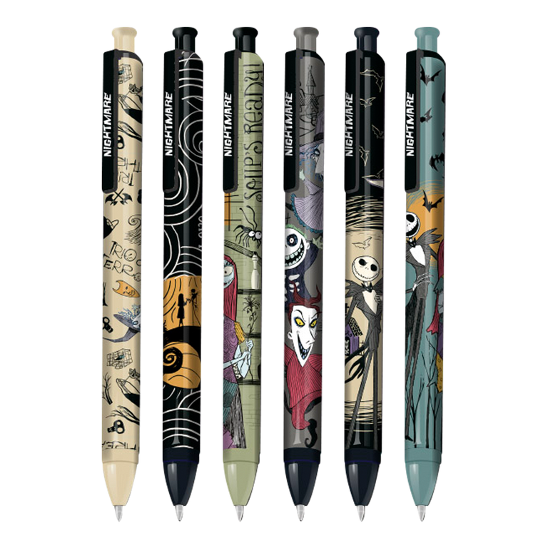Gelový roller Colorino 0,7 mm - Tim Burton, mix motivů