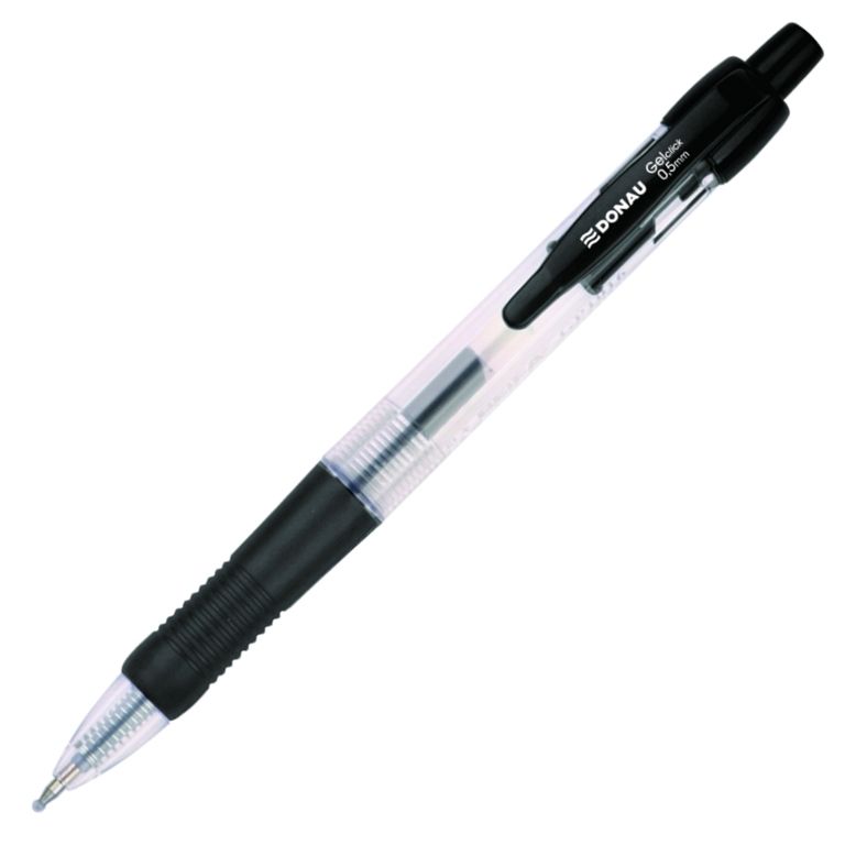 Gelový roller Donau,  šířka stopy 0,5 mm, černý 208761