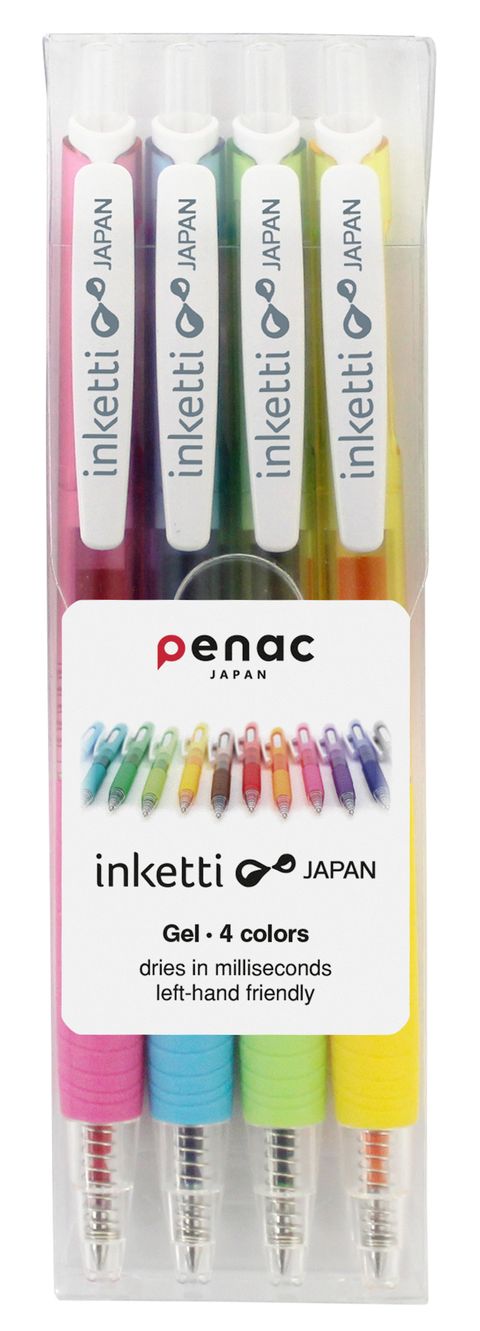 Obrázek produktu: Gelový roller Penac Inketti 05 - sada 4 zářivých barev