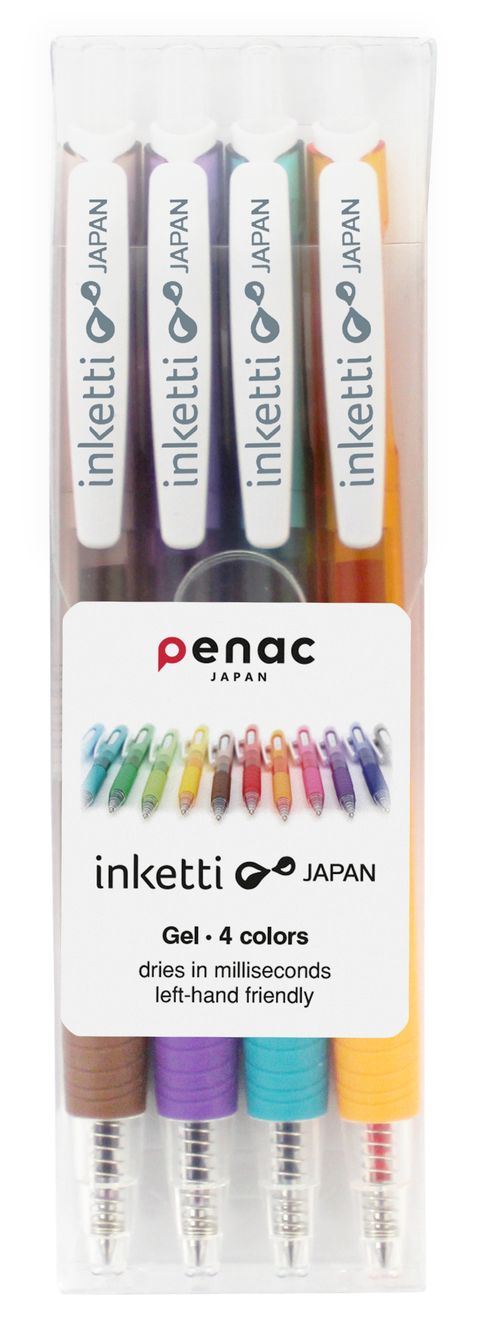 Obrázek produktu: Gelový roller Penac Inketti 05 - sada 4 zemitých barev