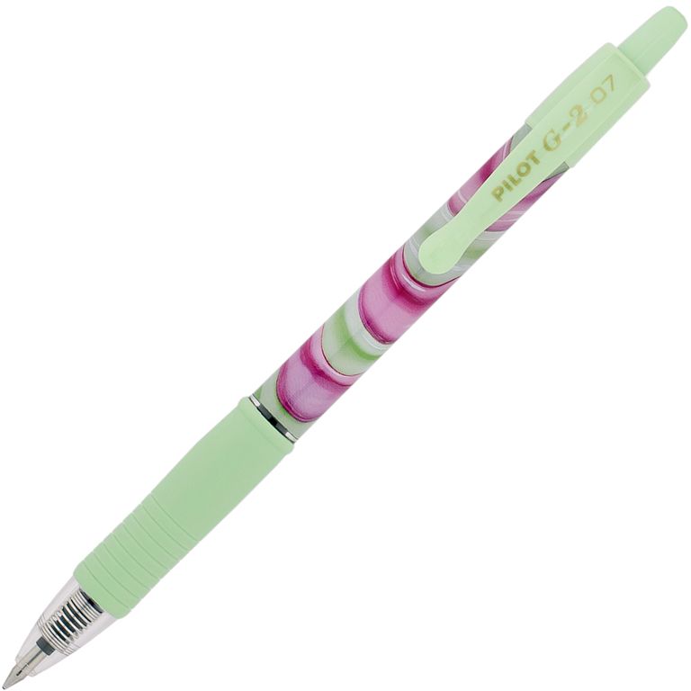 Gelový roller Pilot G-2 07 Flow - 0,32 mm, zelený, černý inkoust