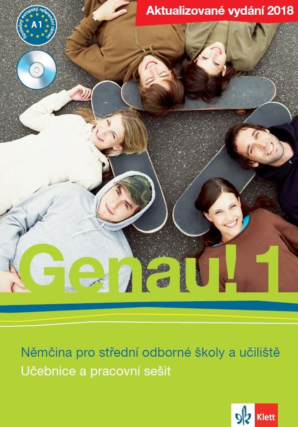 Genau! 1 - Učebnice s pracovním sešitem a Audio MP3+ BERUF Klett nakladatelství