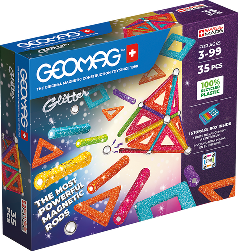 Obrázek produktu: Geomag Glitter Recycled 35 ks