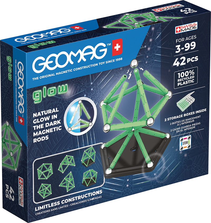Geomag Glow Recycled 42 ks