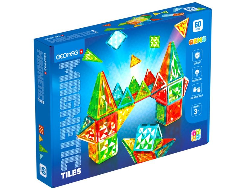 Levně Geomag Magnetic Tiles 60 dílků