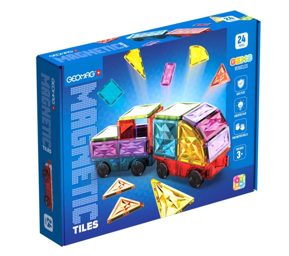 Geomag Magnetic Tiles Auta
