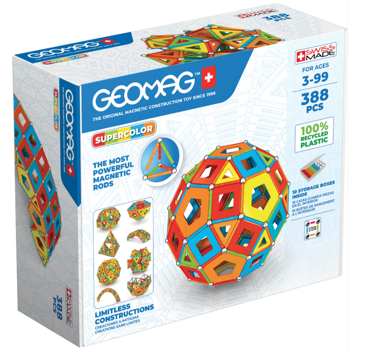 Geomag supercolor stavebnice 388 dílků