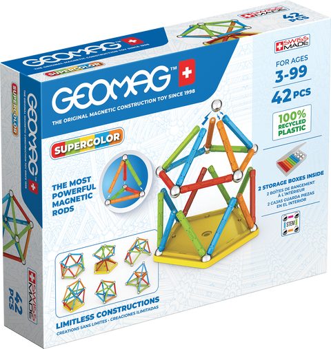 Obrázek produktu: Geomag Supercolor Recycled 42 ks